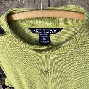 Men's Arc'teryx Vintage Micro Polar Fleece Green Fleece Size Large